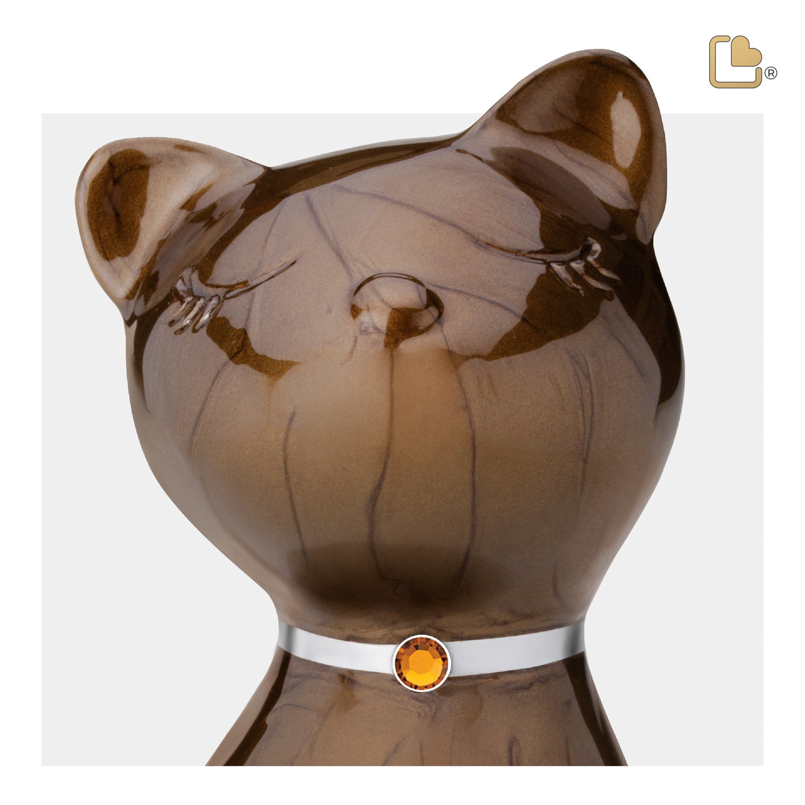 Princess Cat Bronze Pet Cremation Urn