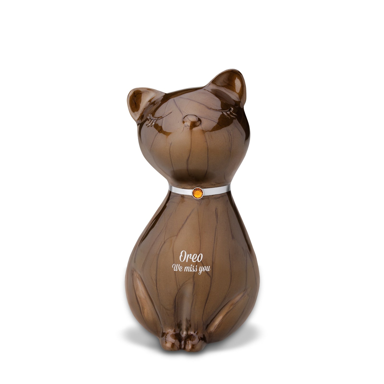 Princess Cat Bronze Pet Cremation Urn