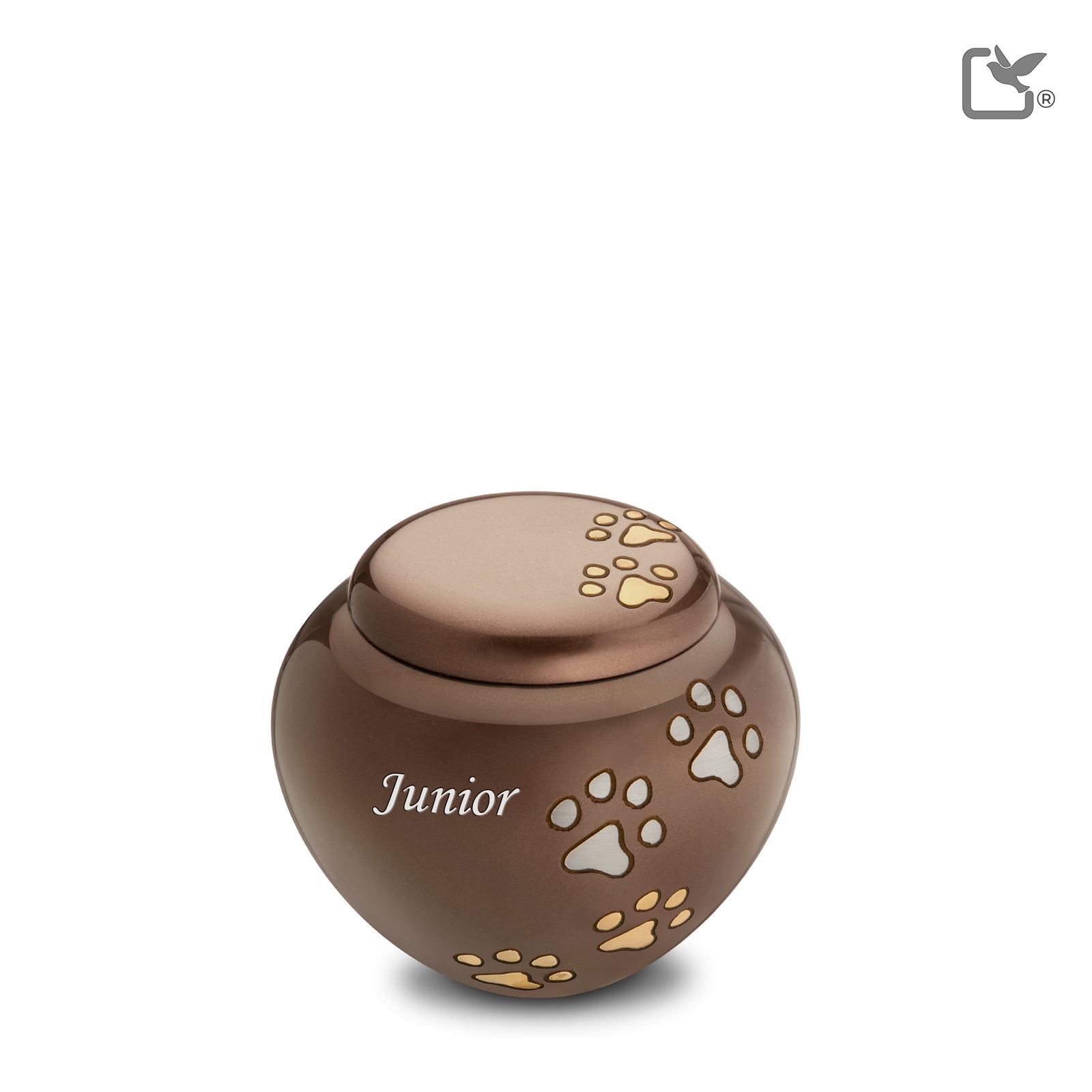 Bronze Cuddle Small Pet Cremation Urn