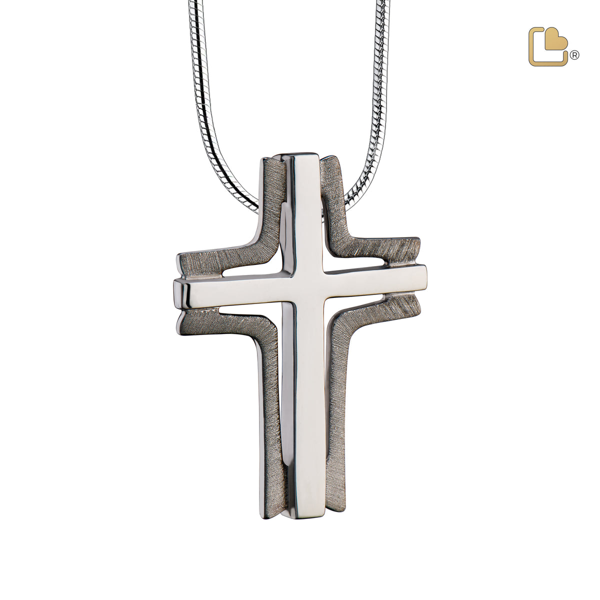 Cross Elegant Ashes Pendant Brushed Ruthenium