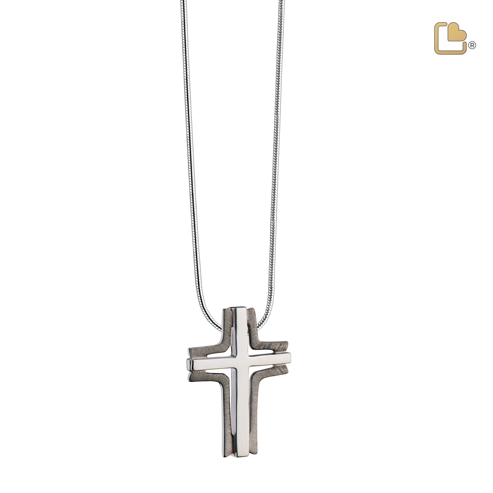 Cross Elegant Ashes Pendant Brushed Ruthenium