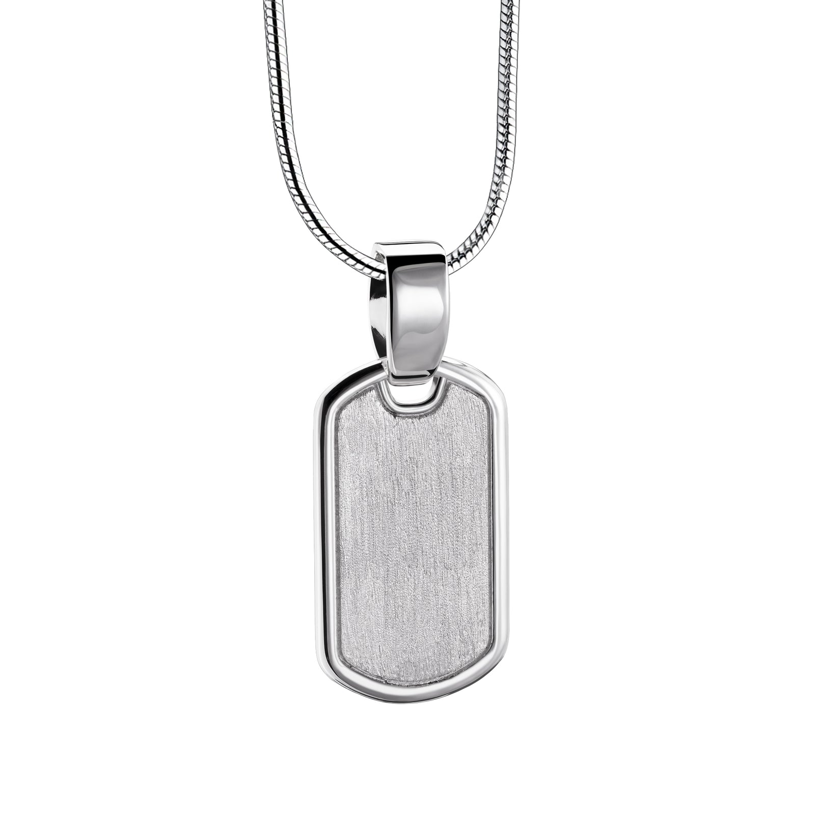 LoveTag Two Tone Sterling Silver Cremation Pendant