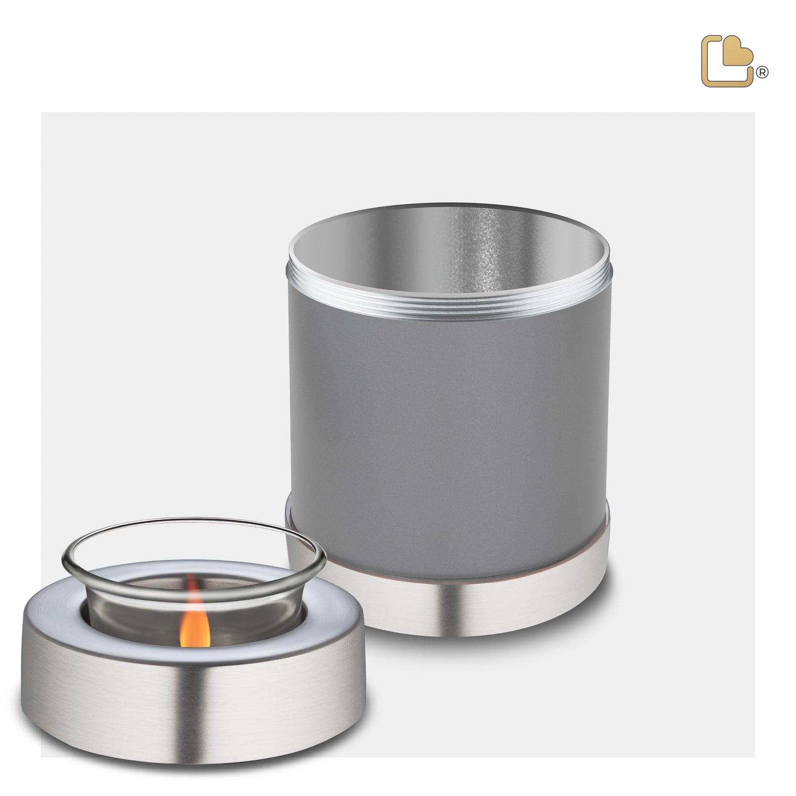 Tealight Slate Portrait Cremation Urn