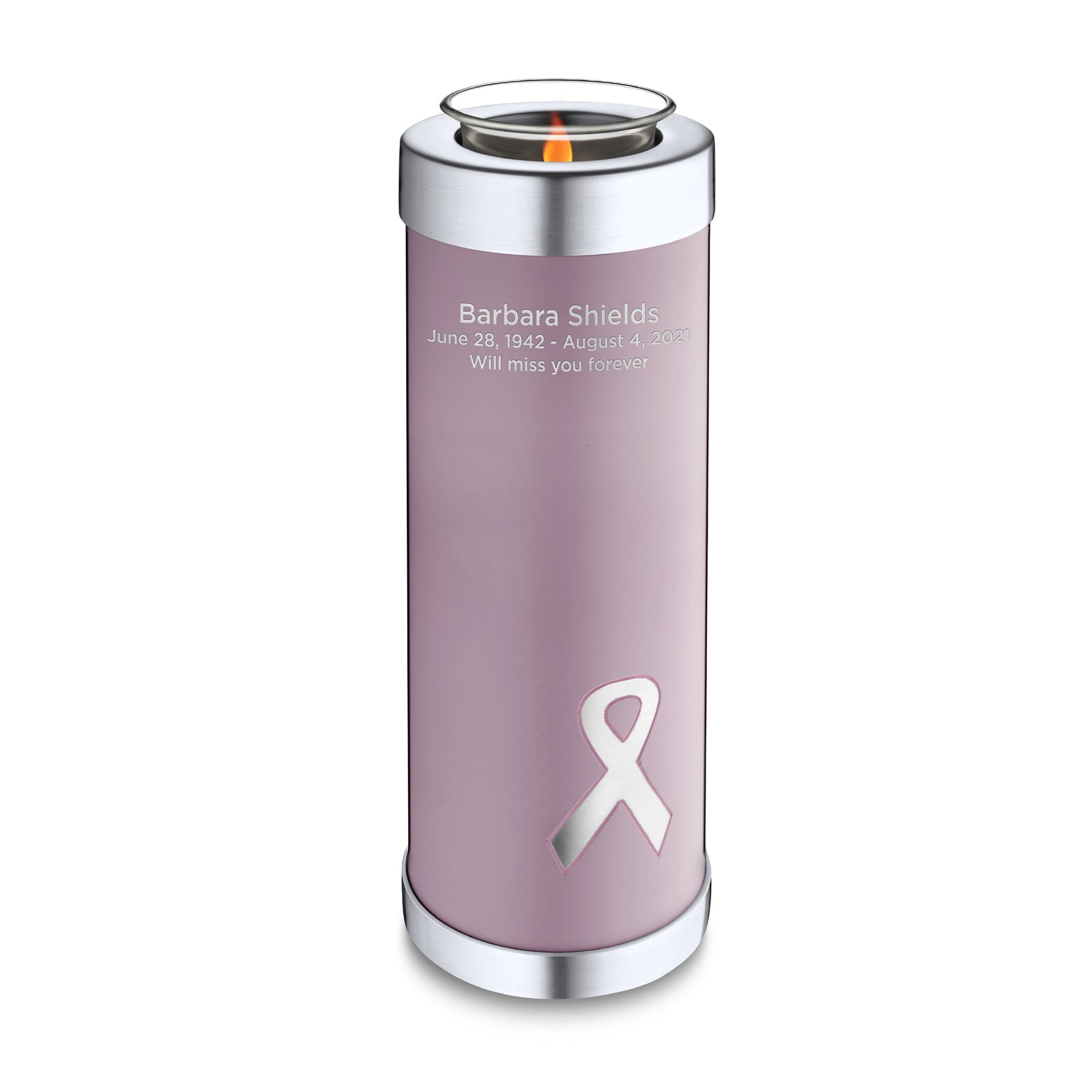 Tealight Tall Awareness Pink