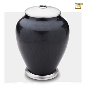 Adult Tall Simplicity Midnight Pearl Cremation Urn
