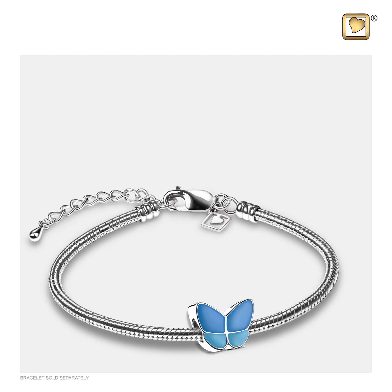 Wings of Hopeª Blue Cremation Bracelet Bead