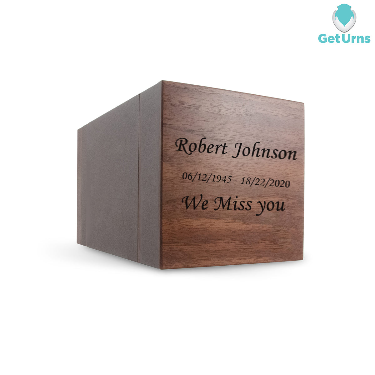 Meta – Adult Walnut Wood Cremation Urn