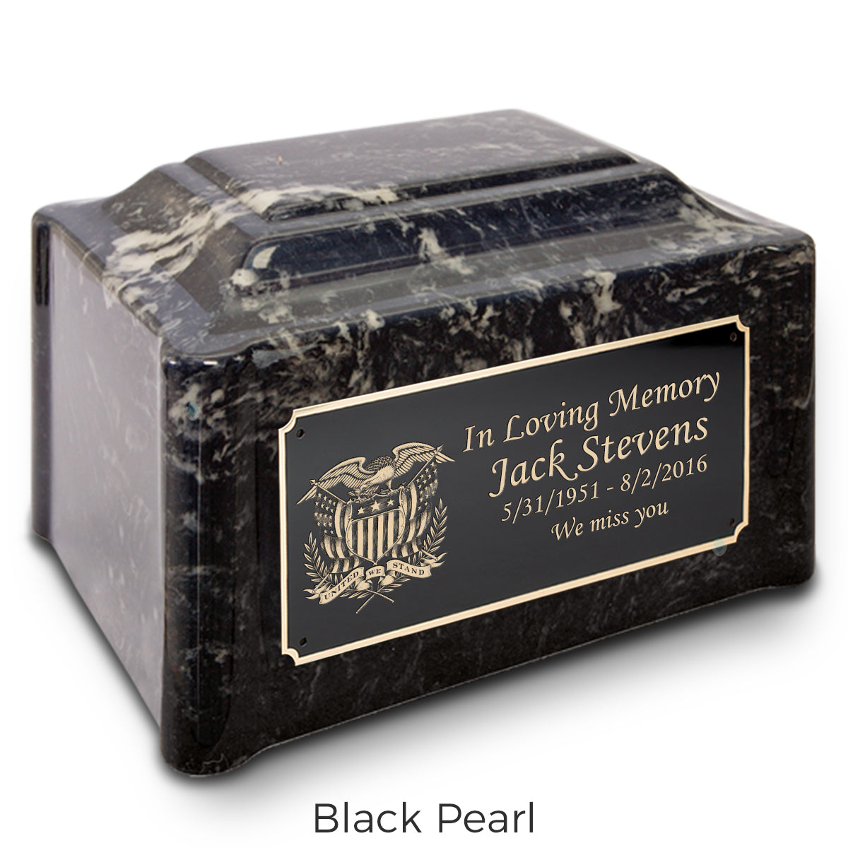 Adult Devotion American Glory Cultured Marble Urns for Ashes