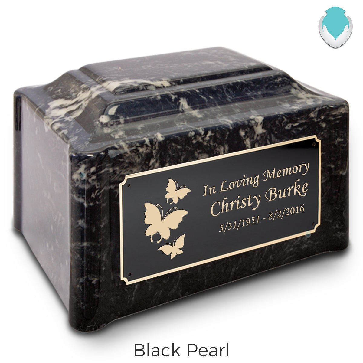 Adult Devotion Butterflies Cultured Marble Urns for Ashes