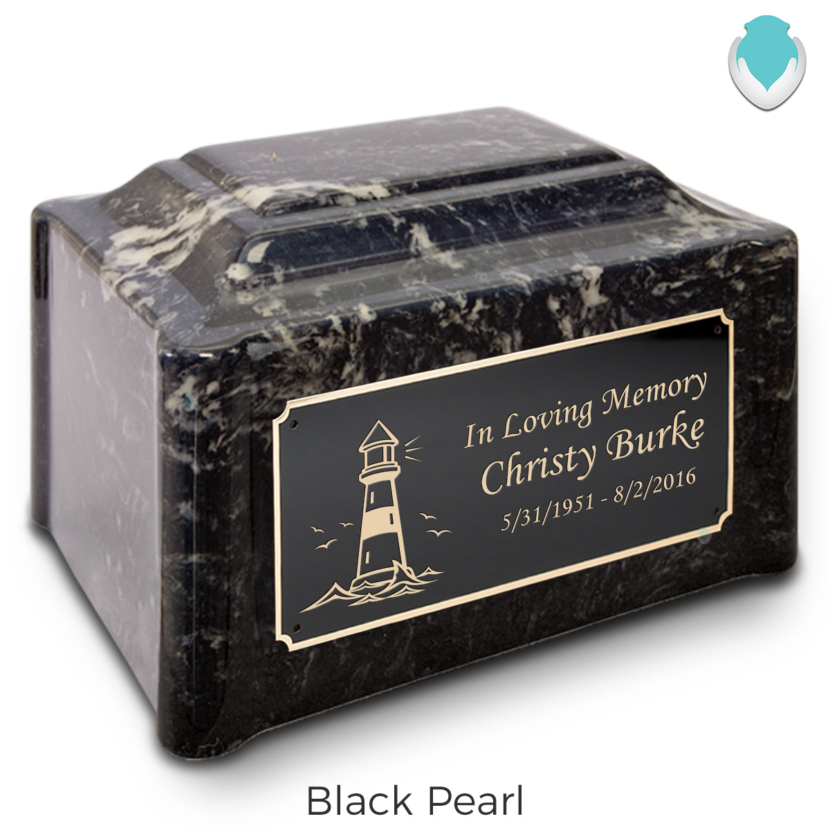 Adult Devotion Lighthouse Cultured Marble Urns for Ashes