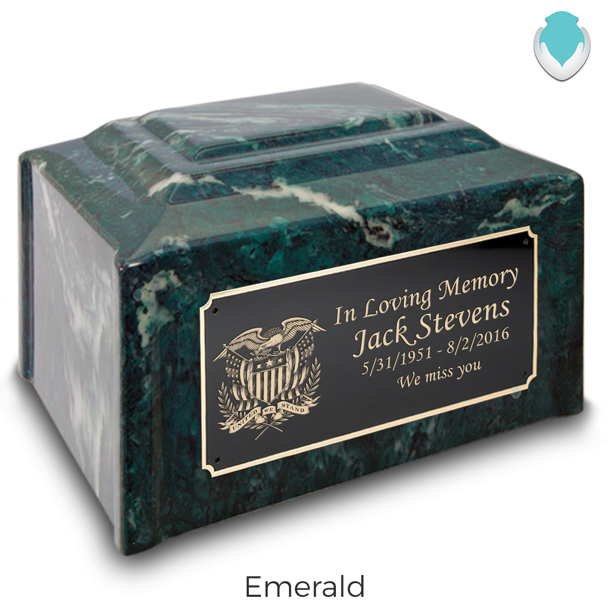 Adult Devotion American Glory Cultured Marble Urns for Ashes