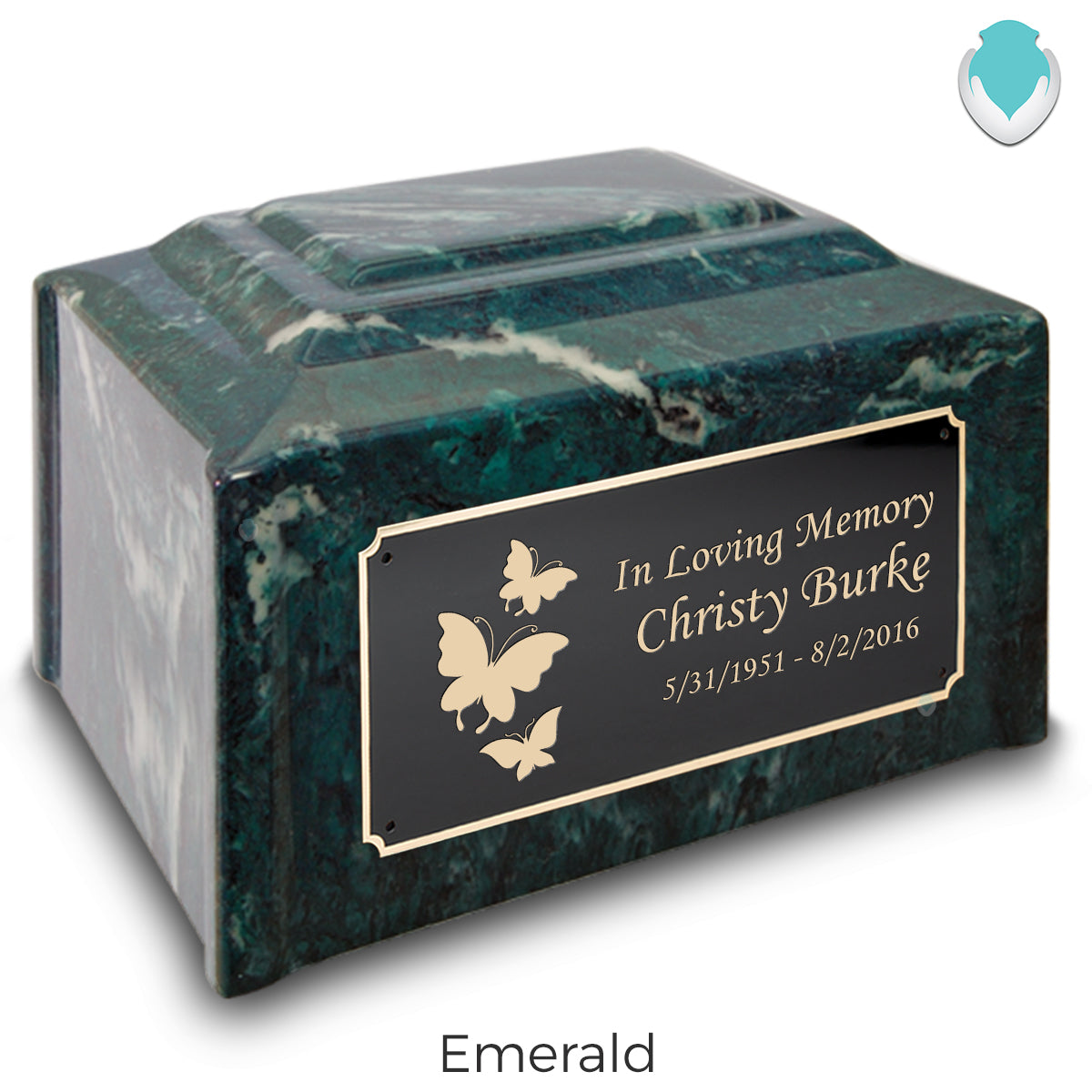 Adult Devotion Butterflies Cultured Marble Urns for Ashes