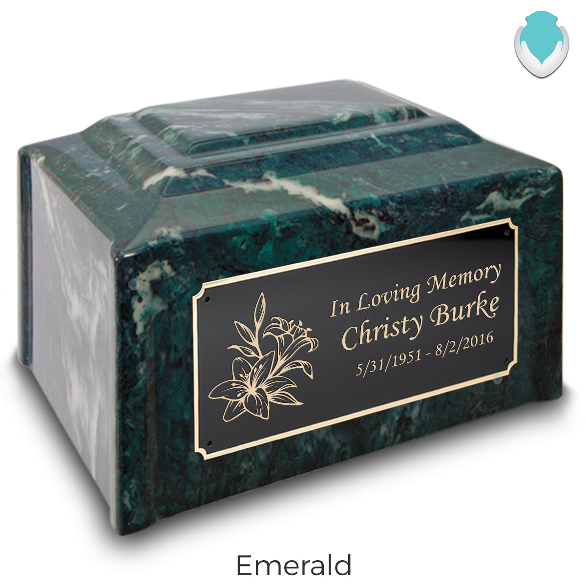 Adult Devotion Lily Cultured Marble Urns for Ashes