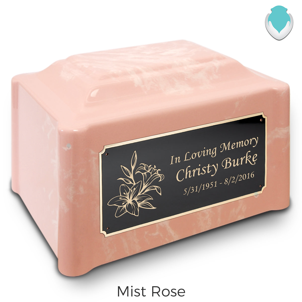 Adult Devotion Lily Cultured Marble Urns for Ashes