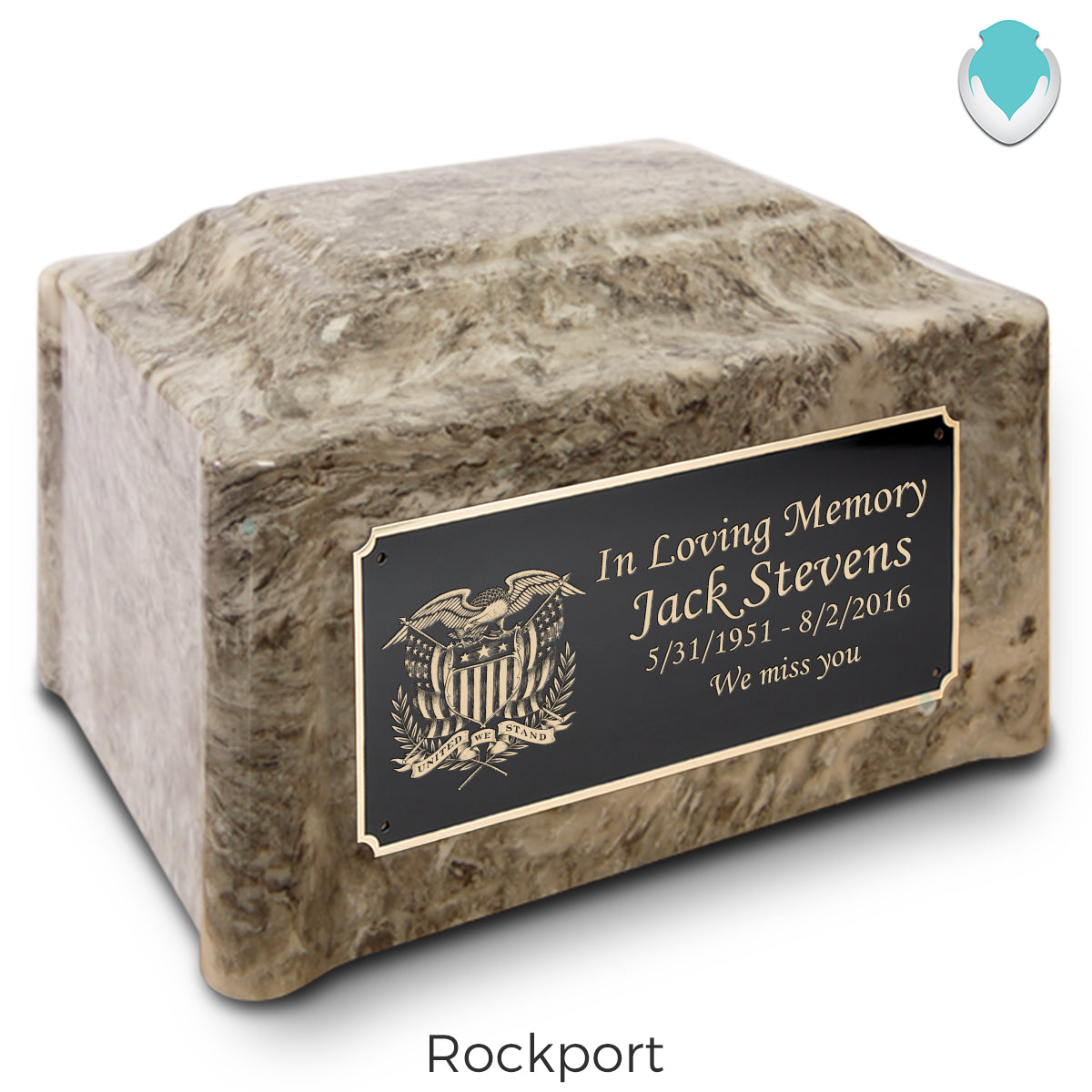 Adult Devotion American Glory Cultured Marble Urns for Ashes