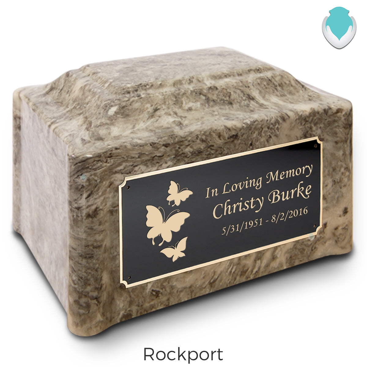 Adult Devotion Butterflies Cultured Marble Urns for Ashes