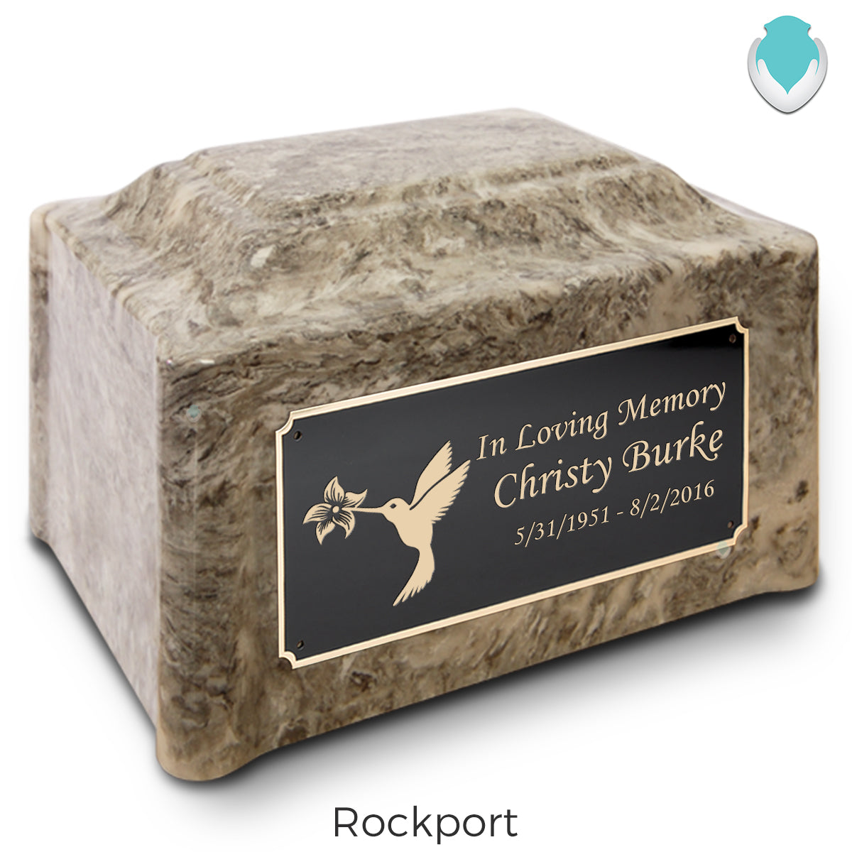 Adult Devotion Hummingbird Cultured Marble Urns for Ashes