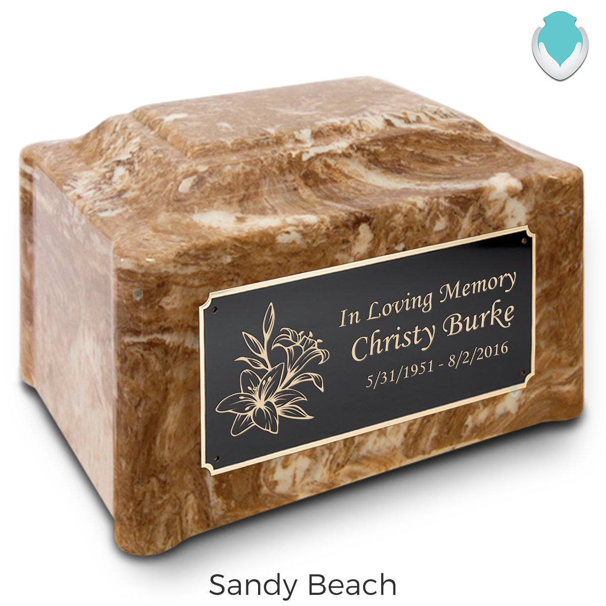 Adult Devotion Lily Cultured Marble Urns for Ashes