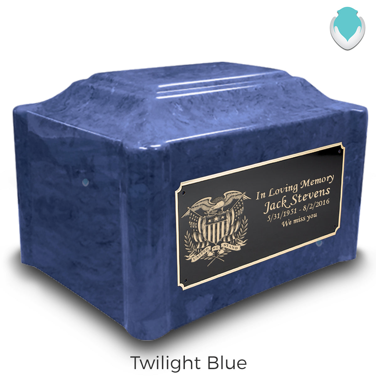 Adult Devotion American Glory Cultured Marble Urns for Ashes