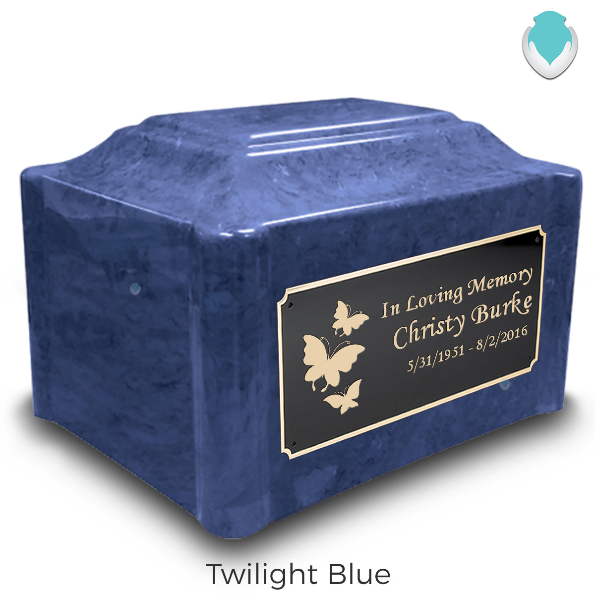 Adult Devotion Butterflies Cultured Marble Urns for Ashes