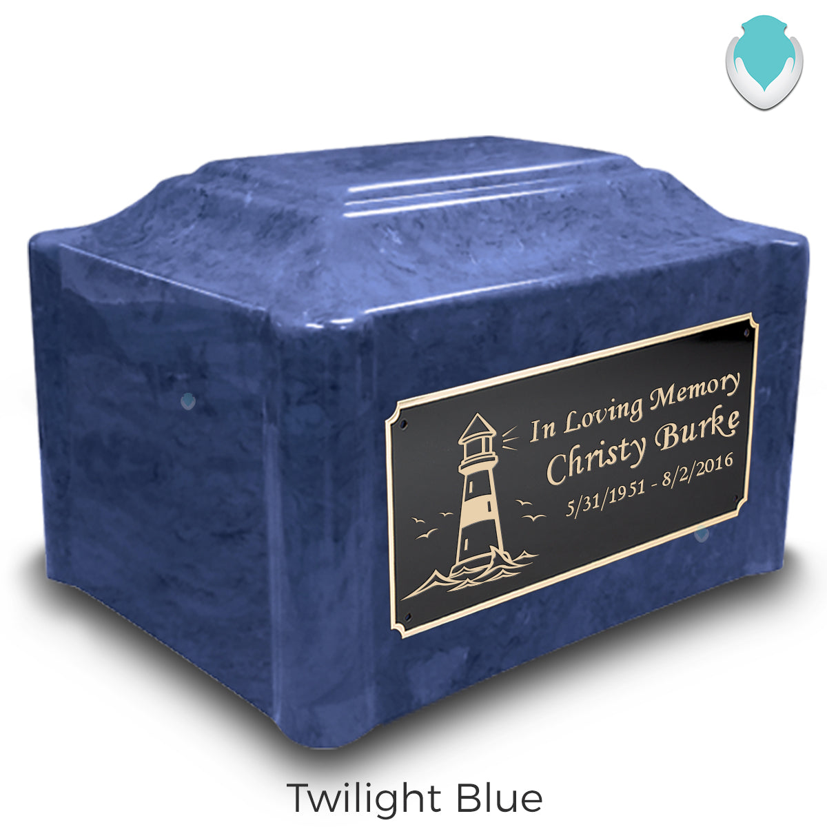 Adult Devotion Lighthouse Cultured Marble Urns for Ashes