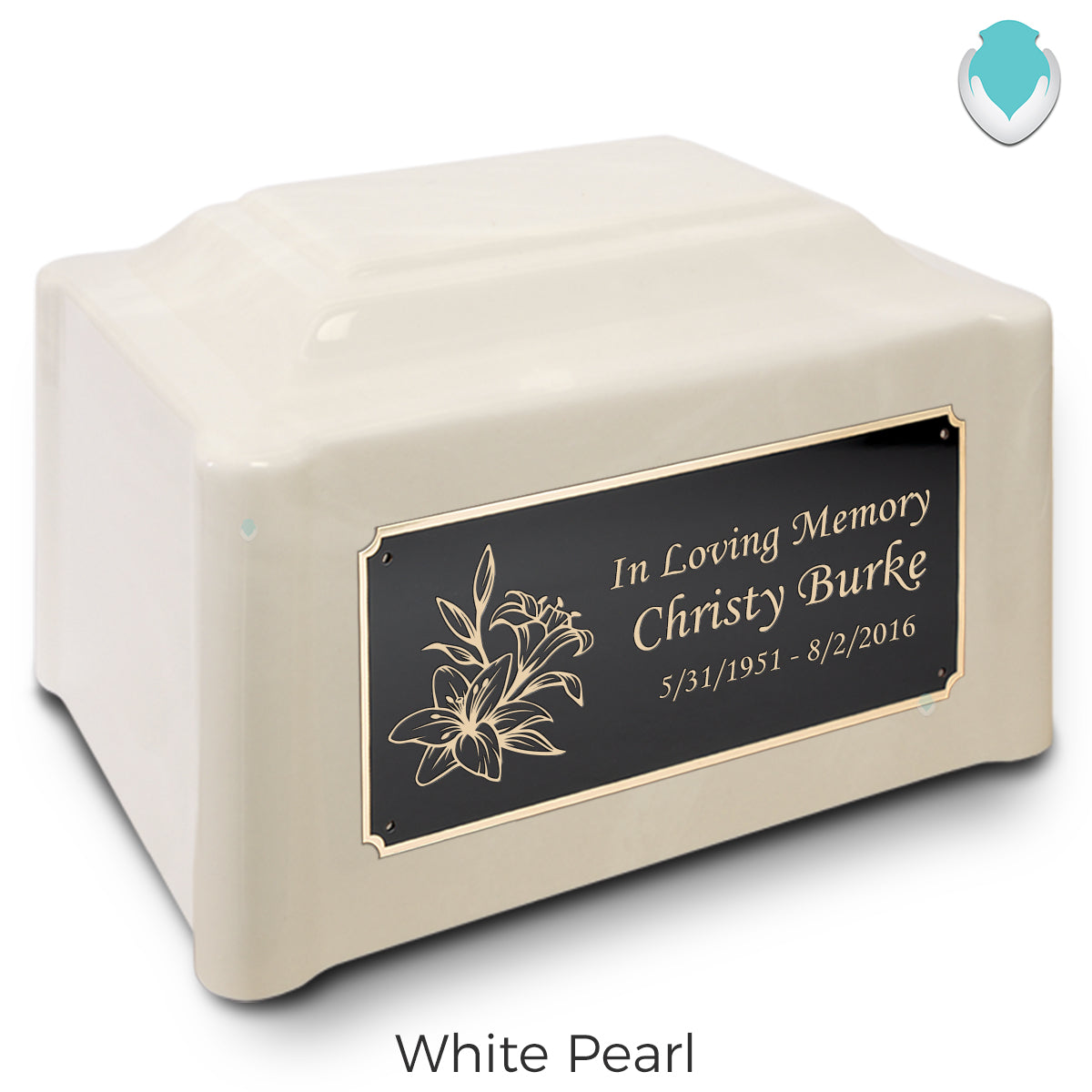 Adult Devotion Lily Cultured Marble Urns for Ashes