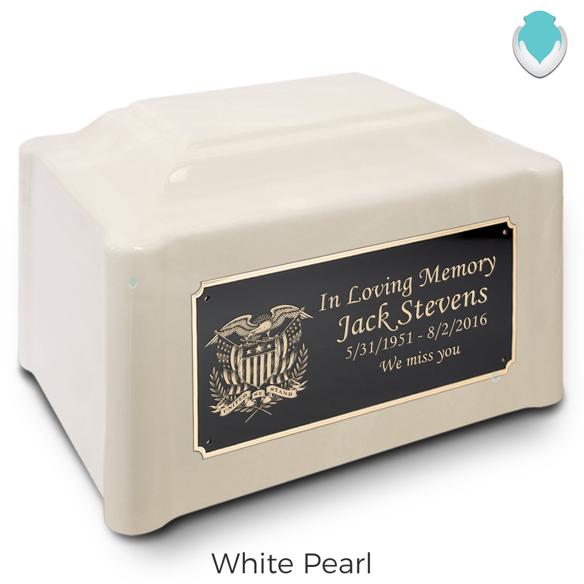 Adult Devotion American Glory Cultured Marble Urns for Ashes