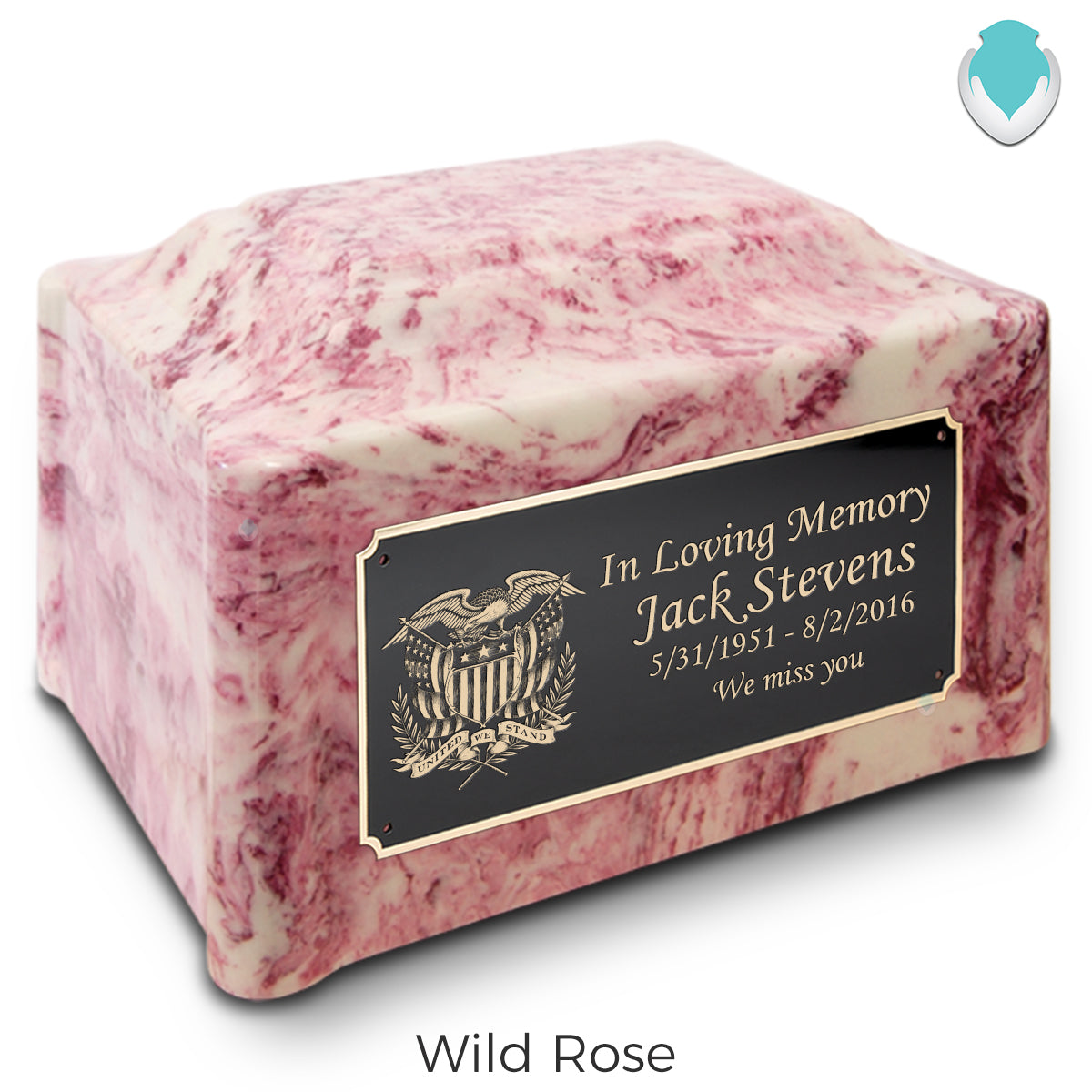 Adult Devotion American Glory Cultured Marble Urns for Ashes