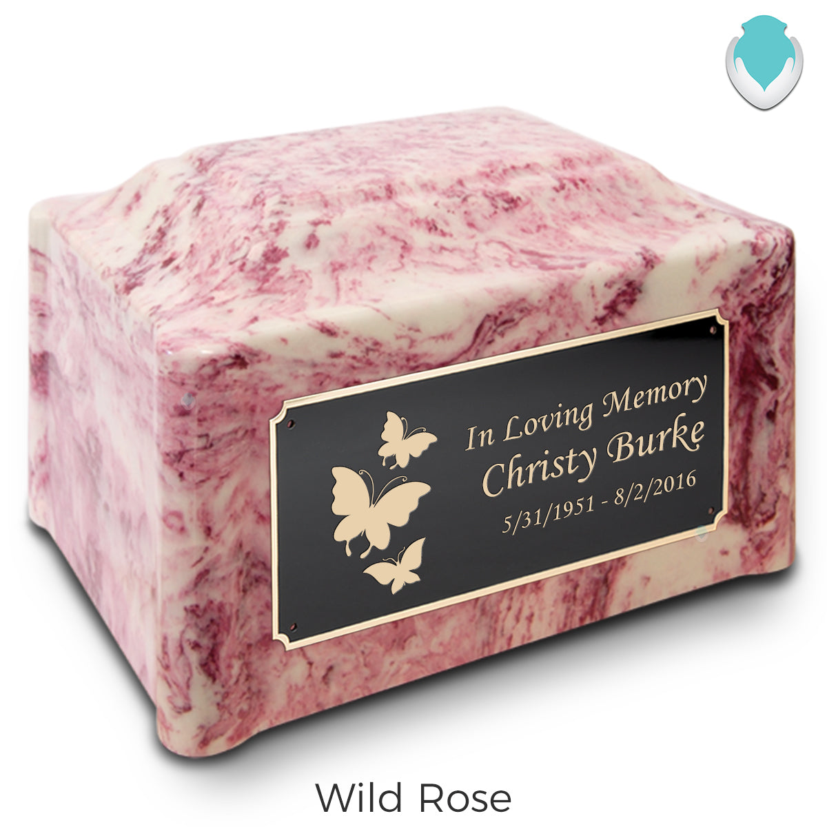 Adult Devotion Butterflies Cultured Marble Urns for Ashes