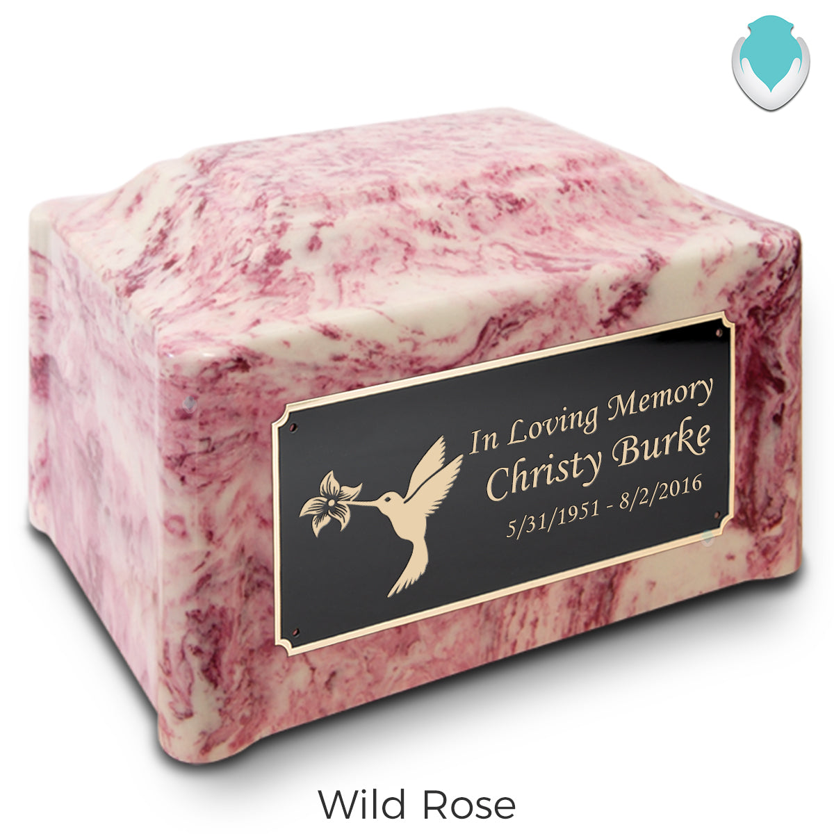 Adult Devotion Hummingbird Cultured Marble Urns for Ashes