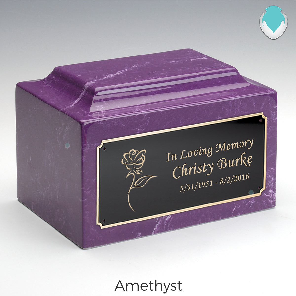 Adult Legacy Rose Cultured Marble Urns by MacKenzie