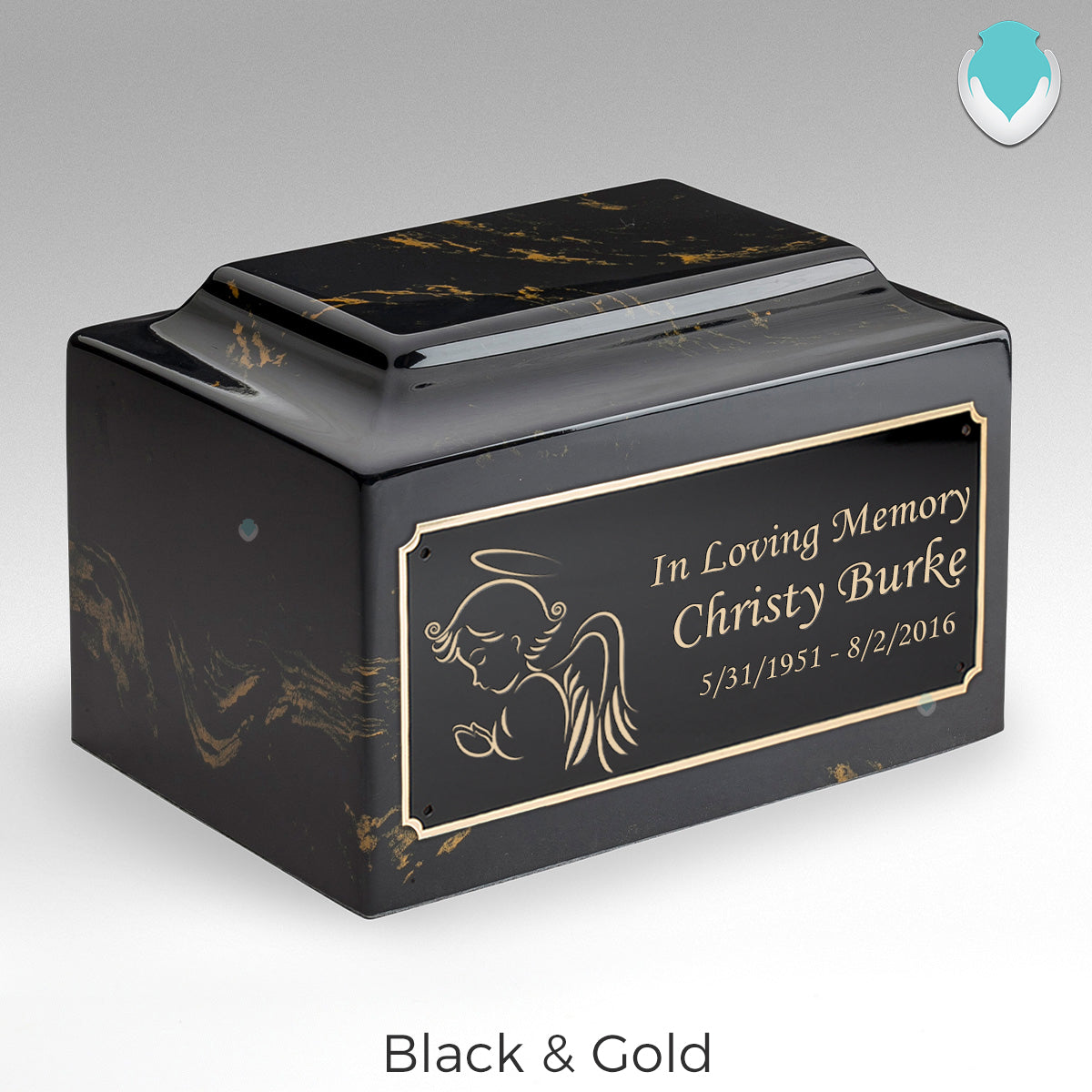 Adult Legacy Angel Cultured Marble Urns by MacKenzie