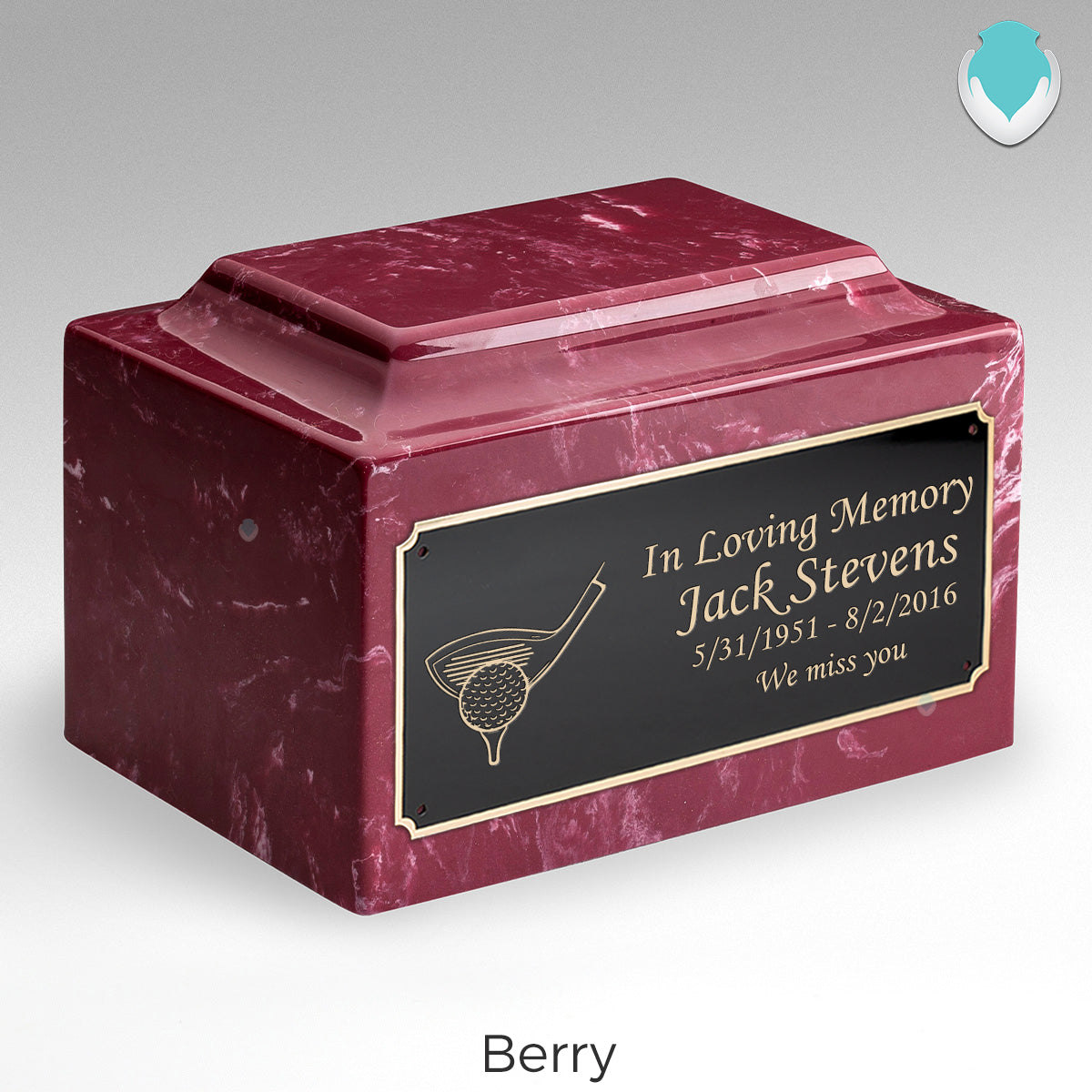 Adult Legacy Golf Cultured Marble Urns by MacKenzie