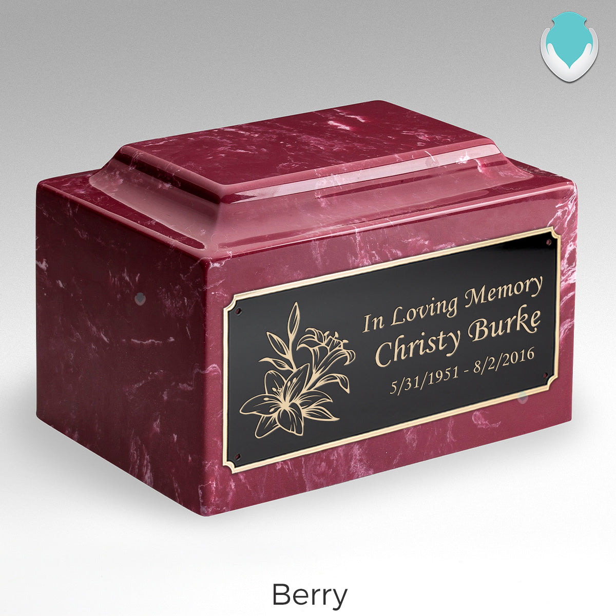 Adult Legacy Lily Cultured Marble Urns by MacKenzie