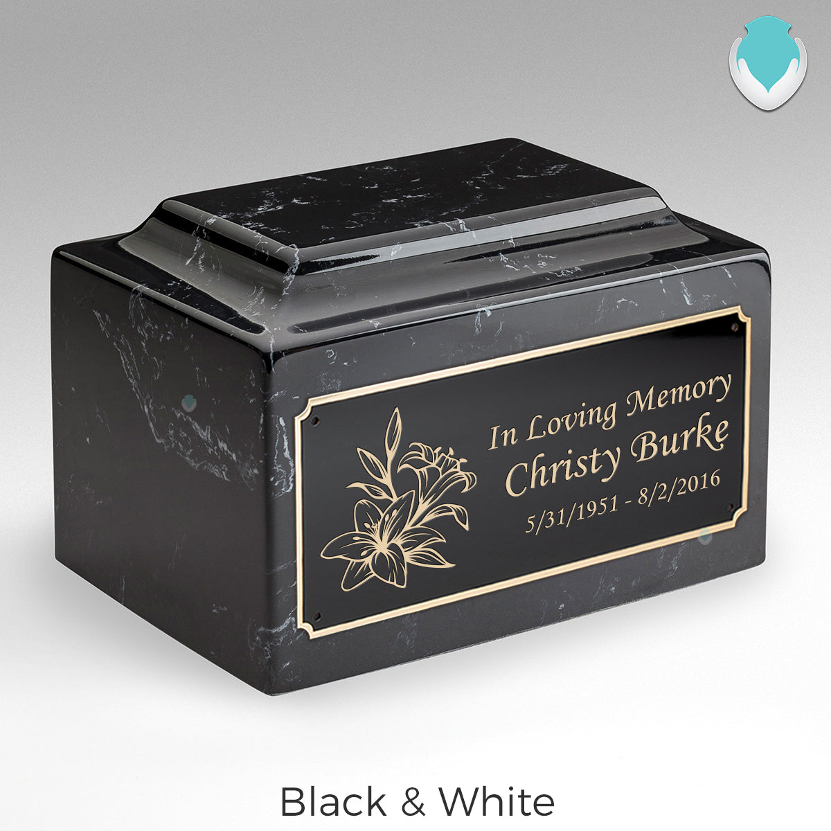 Adult Legacy Lily Cultured Marble Urns by MacKenzie