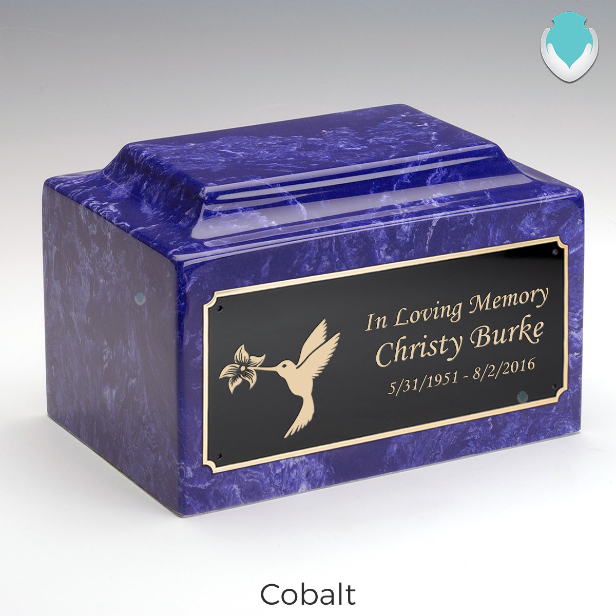 Adult Legacy Hummingbird Cultured Marble Urns by MacKenzie