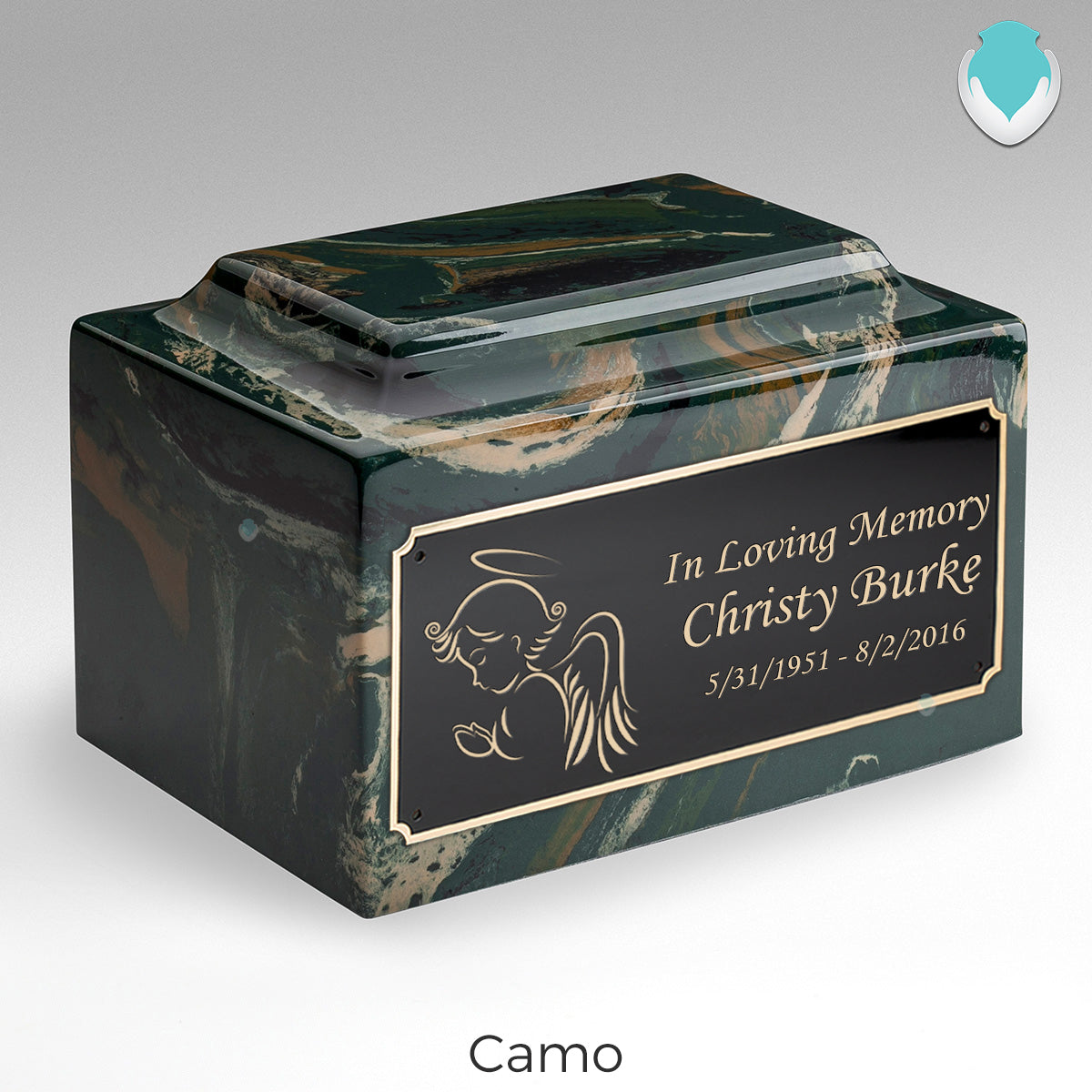 Adult Legacy Angel Cultured Marble Urns by MacKenzie