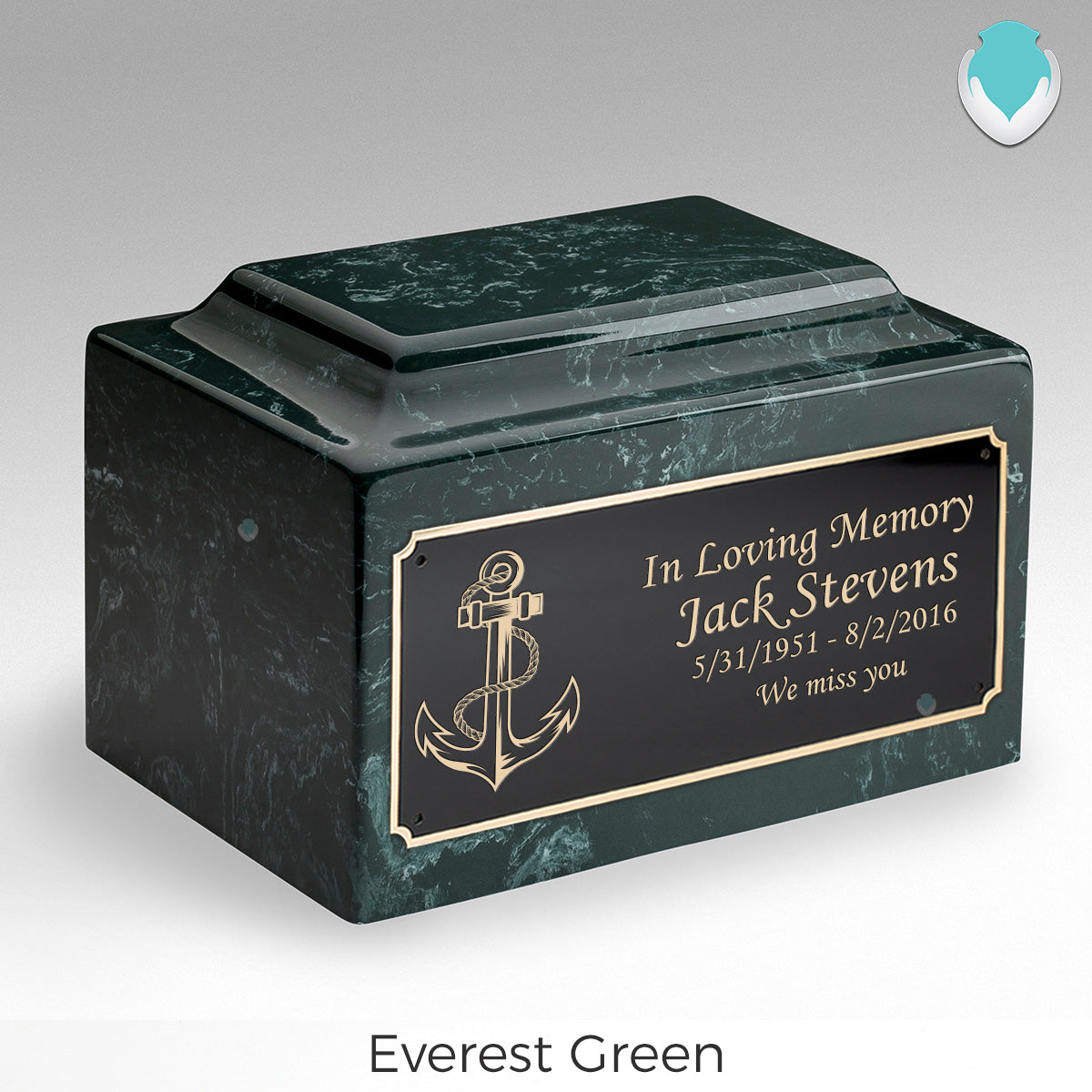 Adult Legacy Anchor Cultured Marble Urns by MacKenzie