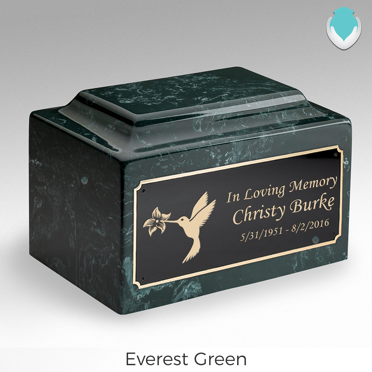 Adult Legacy Hummingbird Cultured Marble Urns by MacKenzie