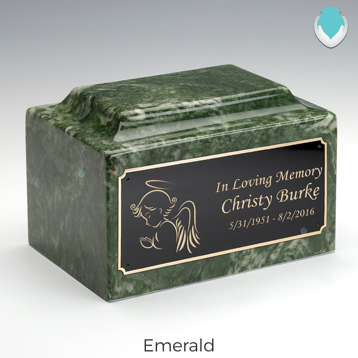 Adult Legacy Angel Cultured Marble Urns by MacKenzie