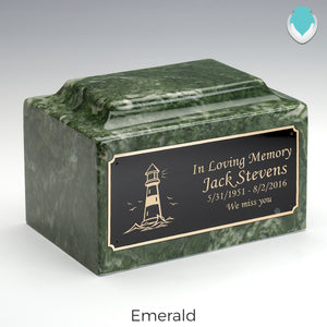 Adult Legacy Lighthouse Cultured Marble Urns by MacKenzie