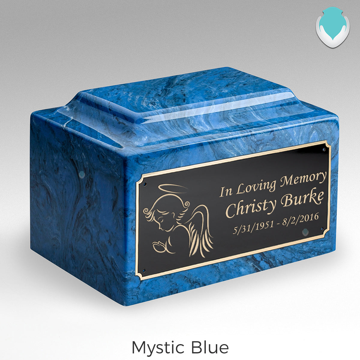 Adult Legacy Angel Cultured Marble Urns by MacKenzie