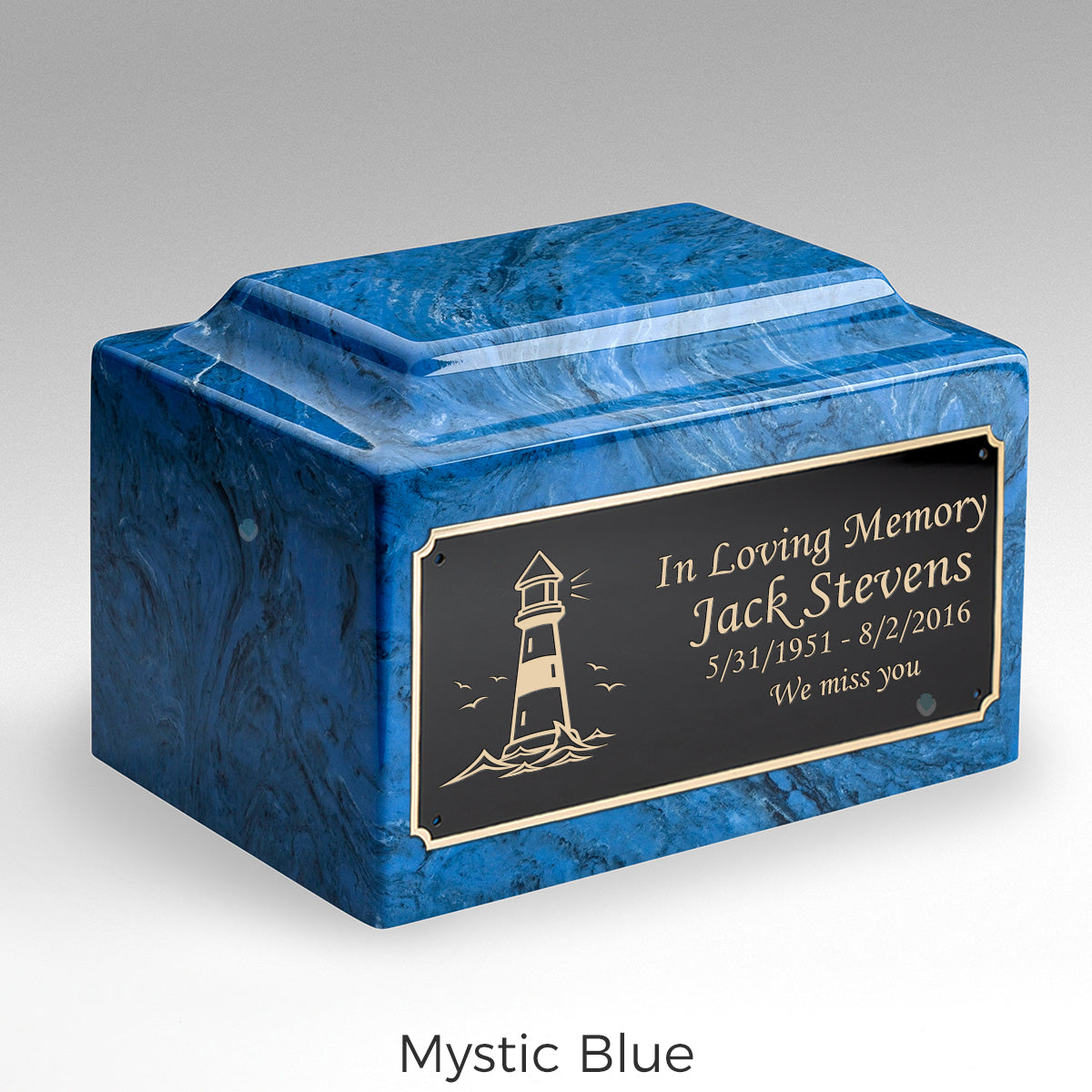 Adult Legacy Lighthouse Cultured Marble Urns by MacKenzie