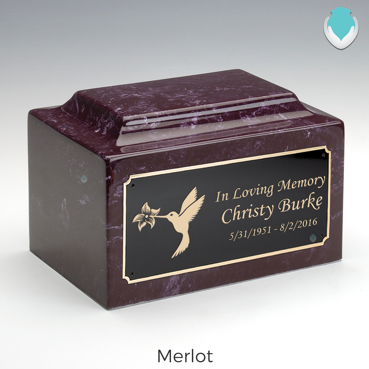 Adult Legacy Hummingbird Cultured Marble Urns by MacKenzie