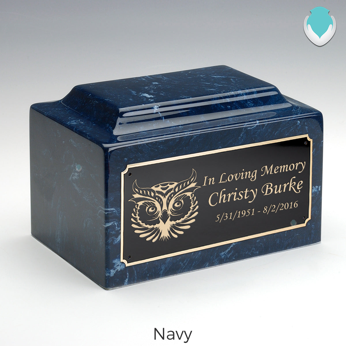 Adult Legacy Owl Cultured Marble Urns by MacKenzie