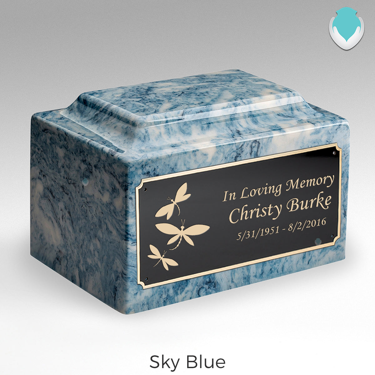 Adult Legacy Dragonflies Cultured Marble Urns by MacKenzie