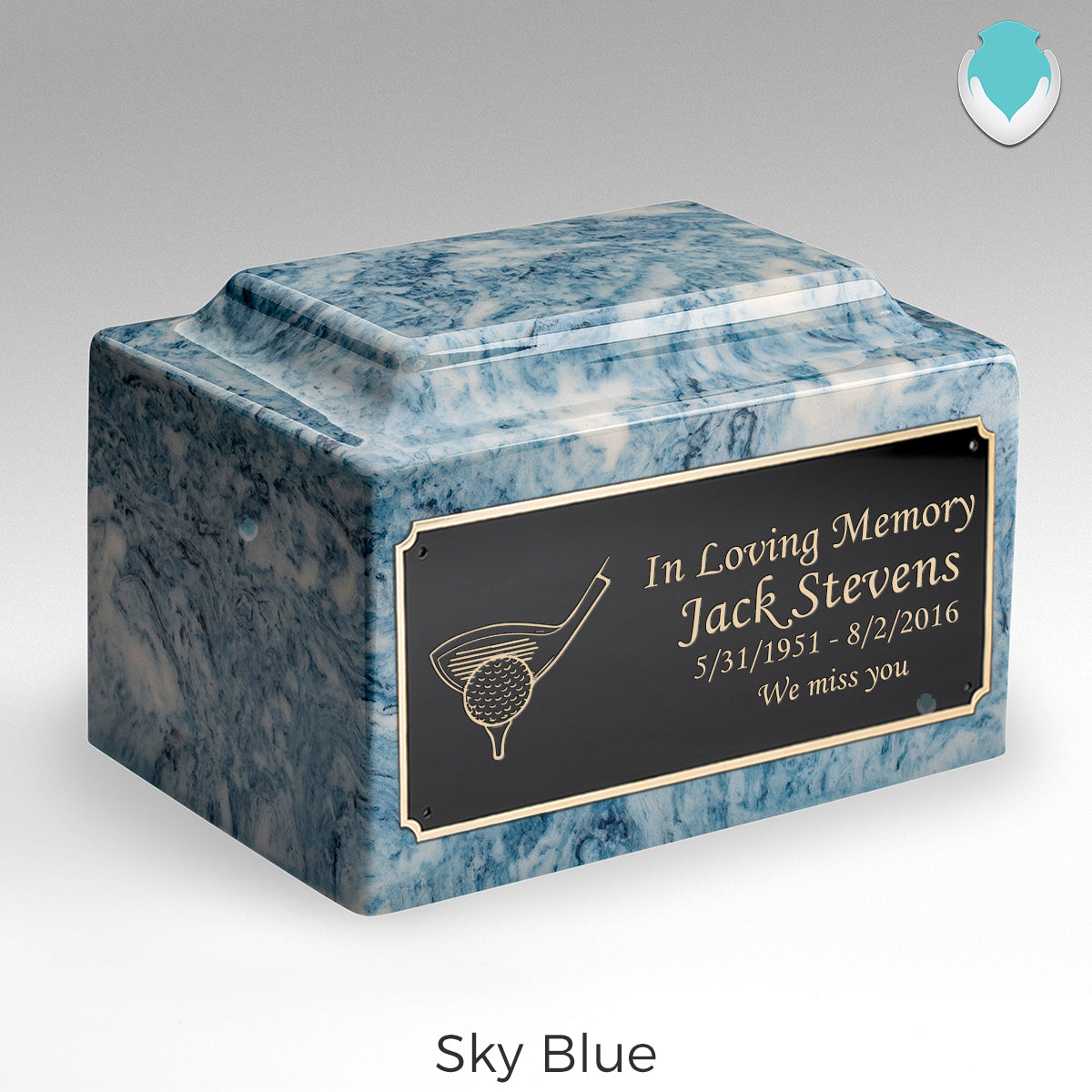 Adult Legacy Golf Cultured Marble Urns by MacKenzie