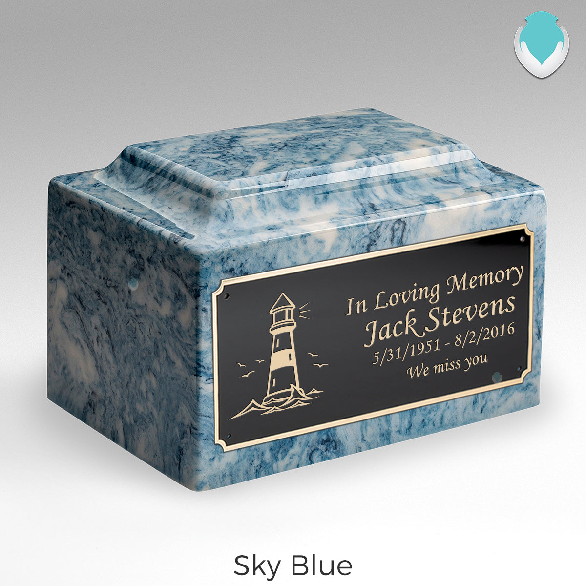 Adult Legacy Lighthouse Cultured Marble Urns by MacKenzie