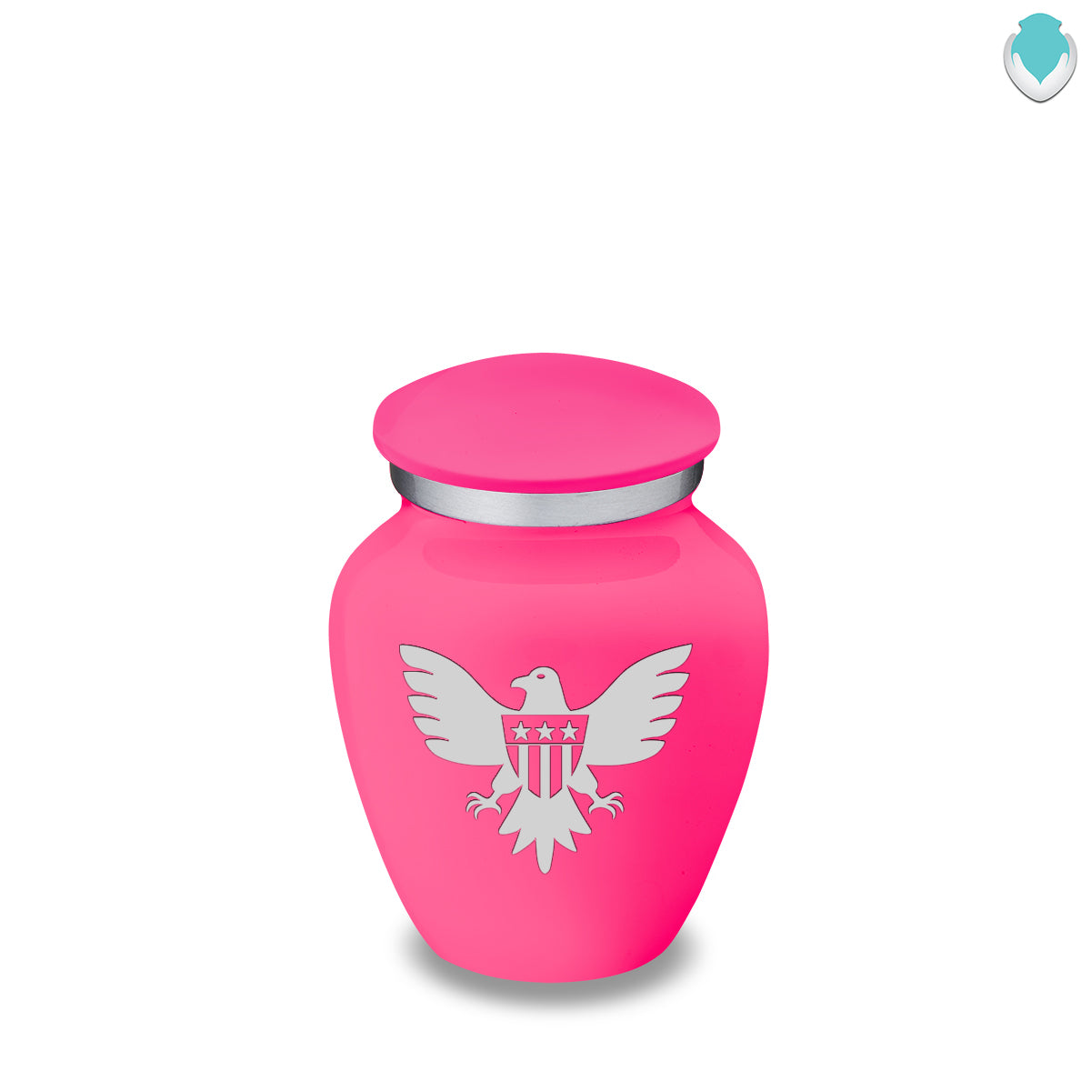 Keepsake Embrace Bright Pink American Glory Cremation Urn
