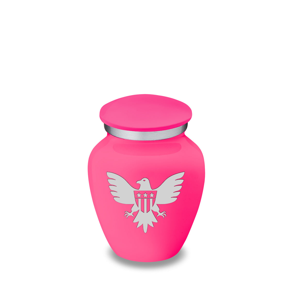 Keepsake Embrace Bright Pink American Glory Cremation Urn